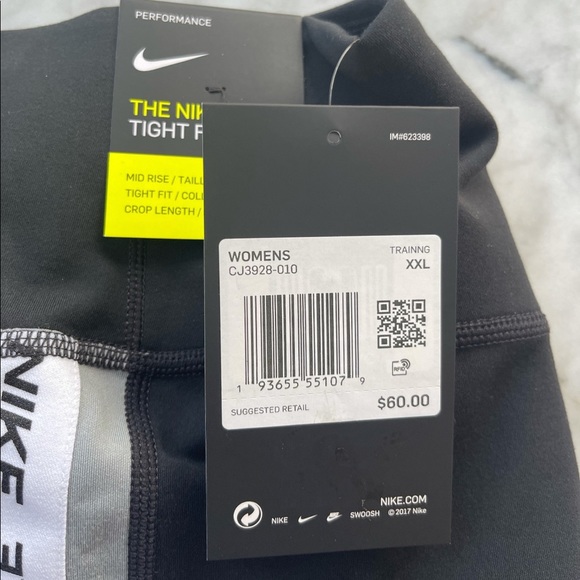 Nike One Women's Mid-Rise 7/8 Leggings XXL - Picture 2 of 5